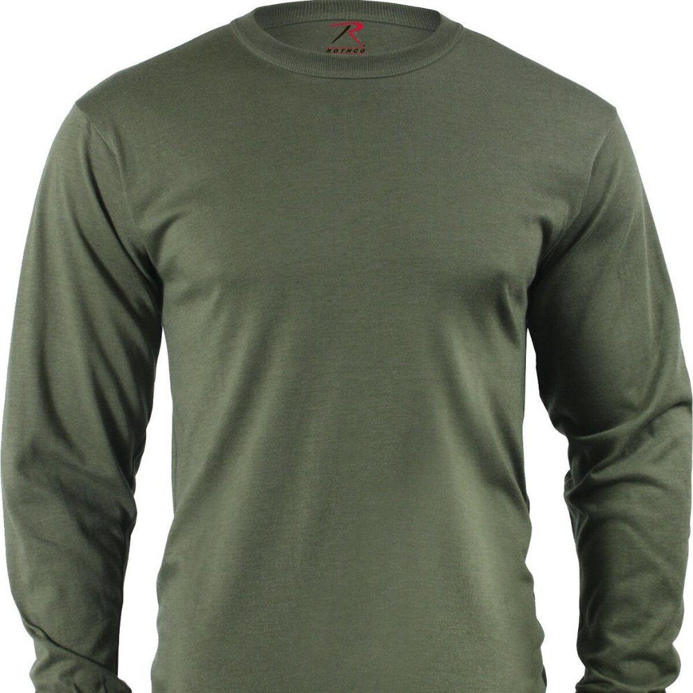 Rothco Long Sleeve Solid T-Shirt olive drab